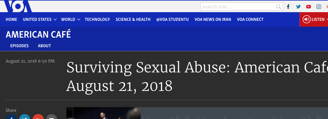 Thumbnail image for: Surviving sexual abuse